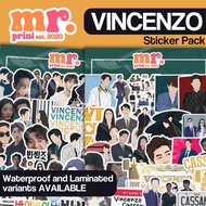 ◷ ◴ ☩ ♞,♘,♙50 PCS| VINCENZO STICKERS CASSANO KDRAMA WATERPROOF STICKERS FOR LAPTOP LUGAGGE TUMBLER
