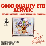 Pokemon TCG Acrylic Box/ Case for ETB Elite Trainer Box
