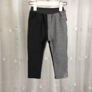 Meng Brand Withdraw from Cupboard Children's Clothing Children's and Children's Fleece-lined Knitted Pants Children's Winter Casual Pants Pants Skinny Pants