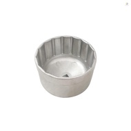 Oil Filter Wrench Cartridge Style 86mm 16 Flutes Filter Housing Caps Oil Filter Remover Tools Silver