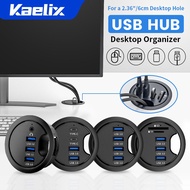 USB3.0 Hub SD TF Card Reader USB‐C Charging AUX Audio 47.24in Desktop Splitter Dock for Desktop PC