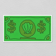 Bottom Dollar Sticker Cartoon Spongebo Vinyl Waterproof Sticker