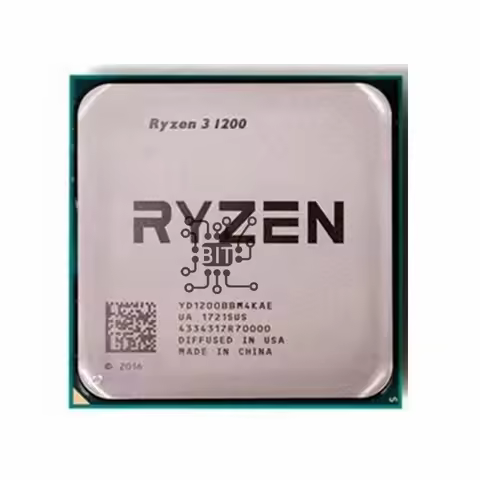 Ryzen 3 1200 R3 1200 3.1 GHz Quad-Core Quad-Thread CPU Processor YD1200BBM4KAE Socket AM4