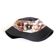 磚塊印花雙面漁夫帽