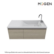 MOGEN อ่างล้างหน้าพร้อมตู้เฟอร์ กันน้ำ 100% รุ่น LGU56100U (R-AL)