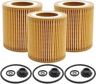 LIDSCURA 3PCS 11427640862 Oil Filter Element, Replacement for BMW F20 F21 F30 F31 228i 328i 320i 428