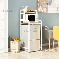 Storage Rack Refrigerator shelf floor above small mini freezer top storage rack home microwave multi