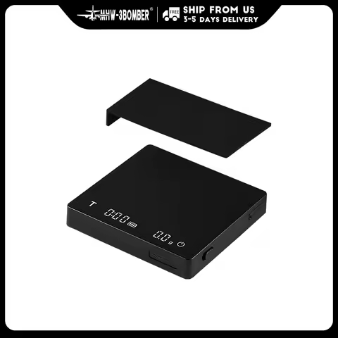 MHW-3BOMBER Coffee Scale Rechargeable Digital Kitchen Scale with Timer 2kg/0.1g Accurate Scale for E