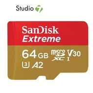 การ์ดหน่วยความจำ SanDisk Extreme microSDXC V30 U3 C10 A2 170MB/s R 80MB/s W Red-Gold by Studio7 by S