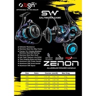 Fishing REEL SPINNING OXGN ZENON SALT WATER POWER HANDLE