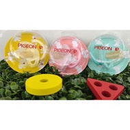 Pigeon Baby Rubber Pacifier Soft New Born Puting Pigeon (Yellow/ Green)