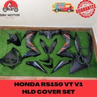 HONDA RS150 VT V1 BATMAN-40 BG+RD COVER SET ORIGINAL HLD STICKER TANAM RS150 COVER SET