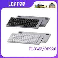 Lofree FLOW2 OE928 low-profile mechanical keyboard Wireless Bluetooth notebook office silent aluminu