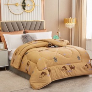 Camel Wool Comforter Warm Quilt Winter Bedspread Weighted Blanket Camel Hair Quilt Duvet Bedding Cou