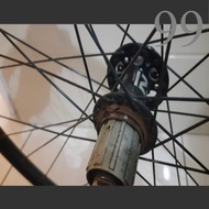 99 - wheelset sepeda bekas polygon siskiu d5 sudah hub novatec loncer