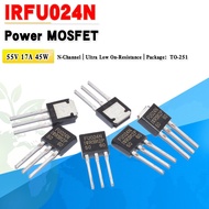 10PCS/lot IRFU024N FU024 FU024N N-Channel Power MOSFET TO-251 55V quality assurance