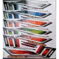 NOUVO S / NOUVO MX Thailand Siam Body Cover Set Stripe Sticker ( 4 ) - Blue / Green / Silver / Black