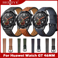 22mm Width สาย นาฬิกา สำหรับ For Huawei Watch GT Leather Replacement Strap For Huawei Watch GT 46MM