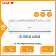 Sharp R32 Non-Inverter Air Conditioner 1.0/1.5/2.0HP 3 Star Rating Aircond AHA9WCD2 AHA12WCD2 AHA18WCD2 Penghawa Dingin