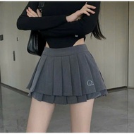 Standard 2-Storey Pleated tennis Skirt hotgirl Model, Super hot tennis Short 2-Storey Skirt