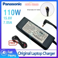 Panasonic ORIGINAL 110W 15.6V 7.05A 65W 16V 4.06A AC Adapter for Panasonic Toughbook 5.5*2.5mm