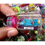 GANTUNGAN KEYCHAIN SHIP KEYCHAIN IN THE BOTTLE SHIP BOTTLE PINOKIO JOGJA SOLO CUSTOM NAME