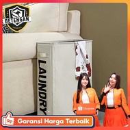 ZEST Dirty Clothes Basket with Wheels Foldable Laundry Bag 44L - WD3-053