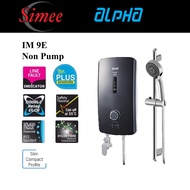 Alpha Water Heater IM9E Black / Silver Non Pump | IM-9E / IM 9E