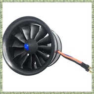(DXCP) EDF 70mm 2300KV 6S 12 Blades RC Fan Propeller with Brushless Motor for RC JET Airplane Drone
