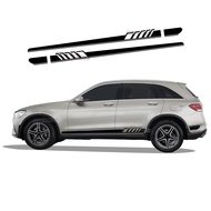 2 Pcs Edition 1 Door Side Stripes Skirt Sticker For Mercedes Benz GLC Class X253 C253 Coupe GLC250 G