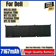 For Dell 69KF2 XPS15 9500 P91F 8FCTC M15 M17 R3 R4 Laptop Battery High Capacity Battery High Quality