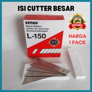 Isi Cutter Besar Kenko L150 1 Pack / Refill Mata Pisau Cutter Kenko Original