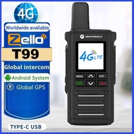 MT T99 Zello Poc รีโมทไร้สายวอล์คกี้ทอล์คกี้ซิมมือถือ4G 3G 2G แอนดรอยด์บลูทูธทอล์คกี้ไวไฟ GPS 5000km