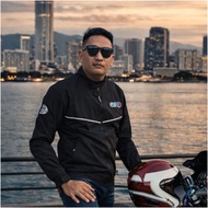 JACKET RIDE ELF HITAM 1:1 LIKE NEW.