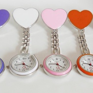 【ZNBY】Heart-shaped nurse watch Medical pocket watch student watch Cute cartoon leisure pocket pocket watch