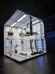 Mgex突擊自由高達格納庫噴塗成品