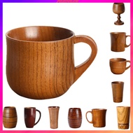 [PREDOLO2] Jujube Wooden Cup Tea Beer Juice Milk Mug 5cmx6.8cm