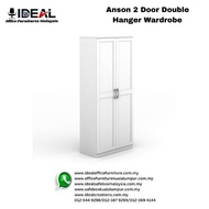 Anson 2 Door Double Hanger Wardrobe Almari Pakaian Gantung Baju