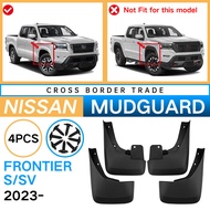Suitable for Nissan Frontier S/SV 2023 High Configuration Car Soft Mudguard Pinavara Car Accessories