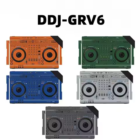 Full-surround Panel Protective Film and Sticker for Pioneer DDJ-GRV6 Digital DJ Controller