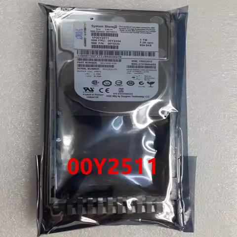 Original New HDD For IBM V3500 V3700 1TB 2.5" SAS 64MB 7200RPM For Internal HDD For Server HDD For 0