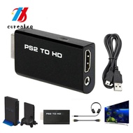 OUREAPH Converter, PS2 to HDMI Game to HDMI Adapter, Durable HD Cable 3.5mm Audio Output 480i/480p/5