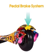 Kids Scooter Adjustable 3-Wheel Kids' Scooter with Flashing Wheels and Folding Design