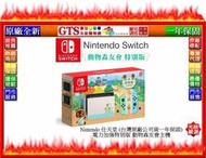 【GT電通】Nintendo 任天堂 (台灣原廠公司貨一年保固) 電力加強特別版 動物森友會主機~台南門市少量現貨到貨中