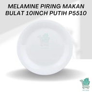 TOPTON Premium Flat Dinner Plate 10 Inch P5510 Flat Dinner Plate Flat Plate Multipurpose Flat Plate 