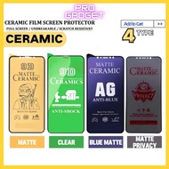 Compatible Samsung A16 Ceramic Film Screen Protector clear HD privacy matte blueray