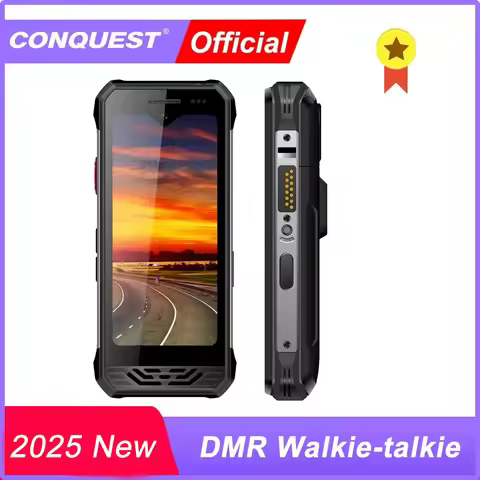 CONQUEST F3 Touch 2025 Unlocked 4G Dual SIM Rugged Mobile Phone Support Cellphones with Strong Flash