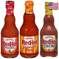 Frank's Red Hot Sauce imported from USA 🇺🇸 Original Cayenne / Buffalo Wings / Extra Hot