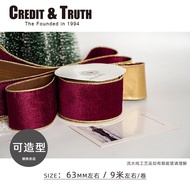 Ruy Băng Lụa Trang Trí Vải Vàng Bề Mặt Nhung Giáng Sinh Cm Ruy Băng Lụa Dải Vải Cảm Giác Chất Lượng