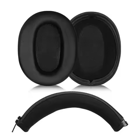Compatible with Sony WH-CH710N WH-CH720N Headset Replacement Noise Cancelling Earmuff Cushions Zippe